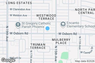 Map image of the property - 1534 W Osborn Rd