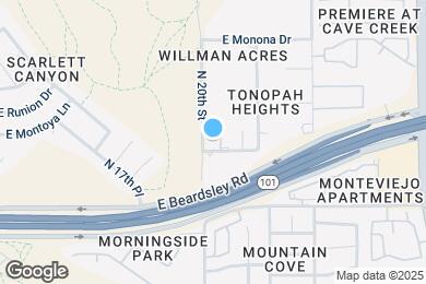 Map image of the property - 2012 E Tonopah Dr