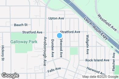 Map image of the property - 620 Kirkwood Ave