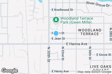 Map image of the property - 3010 E Jean St