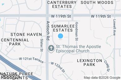 Map image of the property - 8323 W 120th Ter