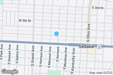 Map image of the property - 501 W 7th St