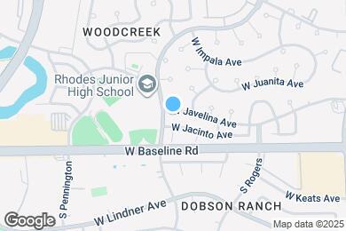 Map image of the property - 1567 W Javelina Ave