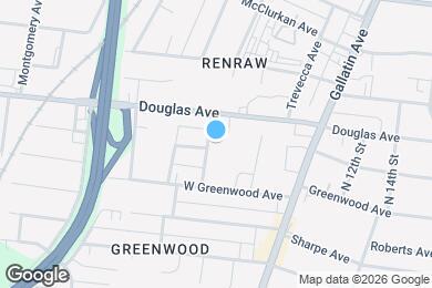 Map image of the property - 1215 Emmett Ave