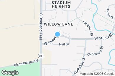 Map image of the property - 2955 West Stuart Street Unit 7