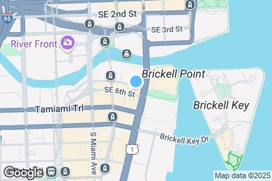 Map image of the property - 500 Brickell Ave