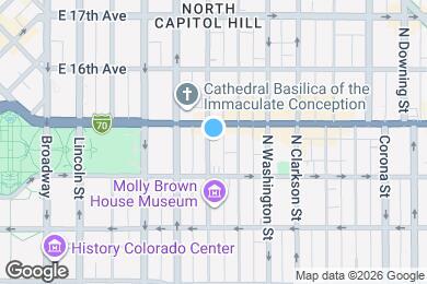 Map image of the property - 1454 N Pennsylvania St