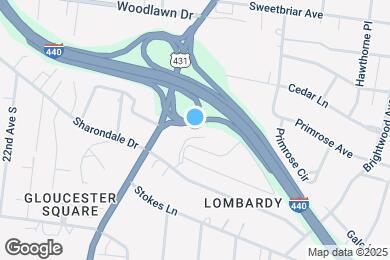 Map image of the property - 283 Hillsboro Pl