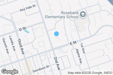 Map image of the property - 166 Las Flores Dr