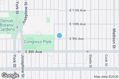 Map image of the property - 2800 E 9th Ave