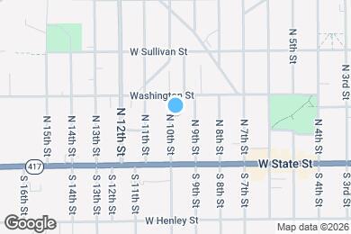 Map image of the property - 134 N 10th St