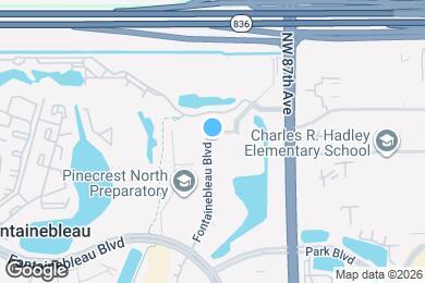 Map image of the property - 8883 Fontainebleau Blvd