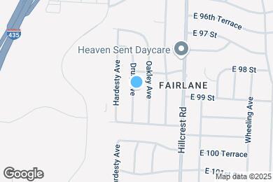 Map image of the property - 9827 Drury Ave