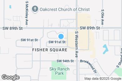 Map image of the property - 921 SW 91st St