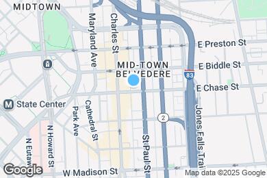 Map image of the property - 10-16 E Chase St