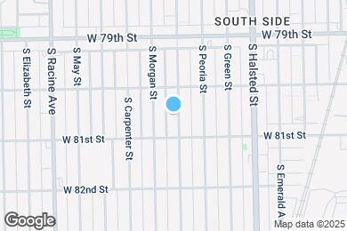 Map image of the property - 8028 S Sangamon St