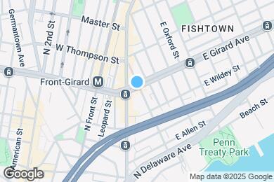 Map image of the property - 1140 Shackamaxon St