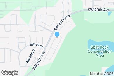Map image of the property - 1731 SW 66th Dr