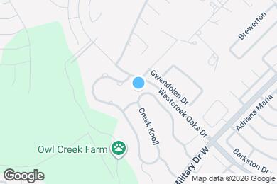 Map image of the property - 1208 Creek Knoll