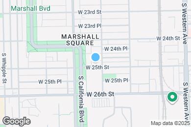 Map image of the property - 2712 W 25th St