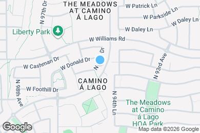 Map image of the property - 22477 N 95th Dr