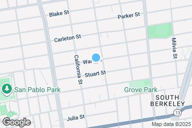 Map image of the property - 1636 Ward Street