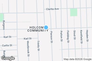 Map image of the property - This beautifully updated 3-bedroom, 1-bath single-family home is ready for move-in!