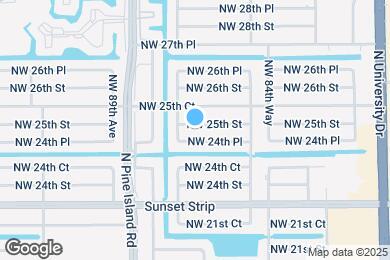 Map image of the property - 8640 NW 25th St