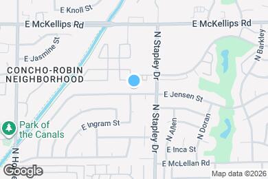 Map image of the property - 1128 E Jensen St