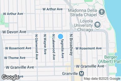 Map image of the property - 6334 N Magnolia Ave