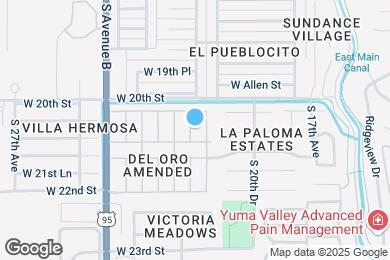 Map image of the property - 2063 S Coyote Ave