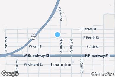 Map image of the property - 112 W Beech St