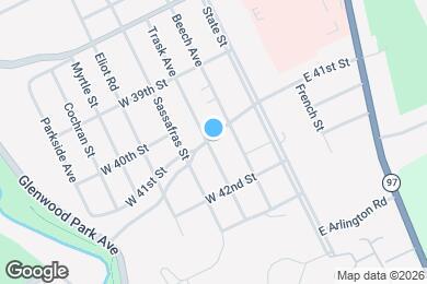 Map image of the property - 119 W 41st St