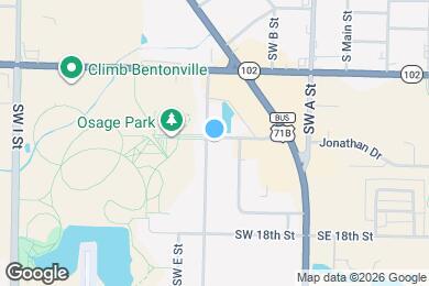 Map image of the property - 1601 SW D St