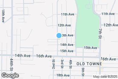 Map image of the property - 1312 3rd St