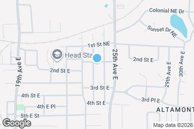 Map image of the property - 2403 2nd St E