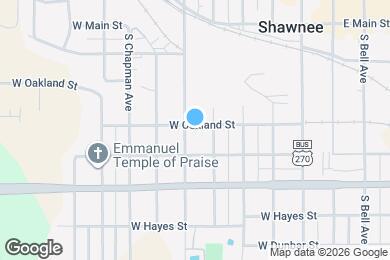 Map image of the property - 415 W Oakland St