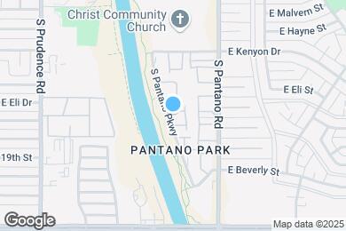 Map image of the property - 833 S Pantano Pky