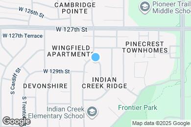 Map image of the property - 12818 S Navaho Dr