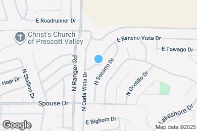 Map image of the property - 9037 E Rancho Vista Dr