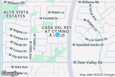 Map image of the property - 10297 W Los Gatos Dr