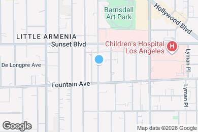 Map image of the property - 1344 1/2 N. Edgemont St.