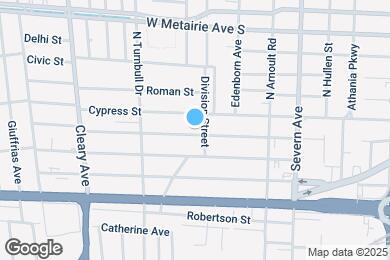 Map image of the property - 3709 1/2 Bauvais St