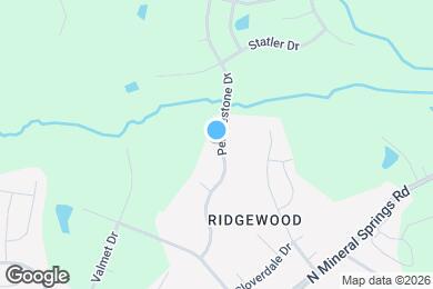 Map image of the property - 223 Pebblestone Dr