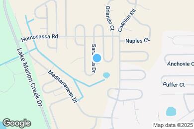 Map image of the property - 1421 Sarasota Dr