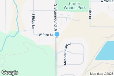 Map image of the property - 1140 S Bluemound Dr