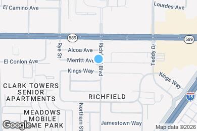 Map image of the property - 3001 Merritt Ave
