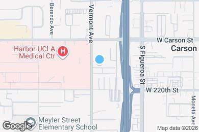 Map image of the property - 21832 S Vermont Ave
