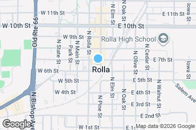 Map image of the property - 619 N Pine St