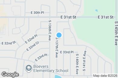 Map image of the property - 3237 S 137th E Ave